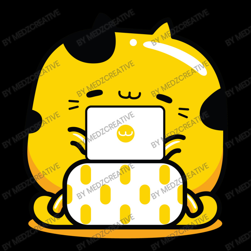 Yellow Cat Graphic Designer Profession Men's 3/4 Sleeve Pajama Set | Artistshot