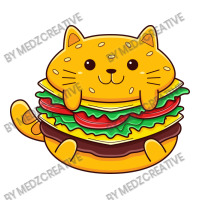 Cat Burger V-neck Tee | Artistshot