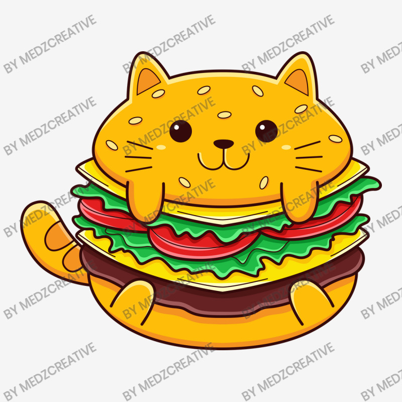 Cat Burger Pin-back Button | Artistshot