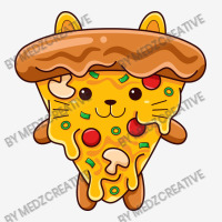 Cat Pizza Graphic T-shirt | Artistshot