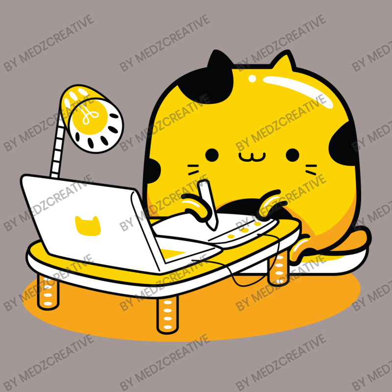 Yellow Cat Illustrator Profession Vintage Short | Artistshot