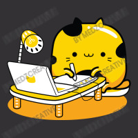 Yellow Cat Illustrator Profession Vintage Hoodie | Artistshot