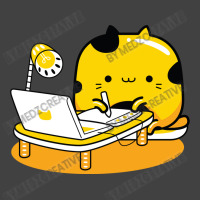 Yellow Cat Illustrator Profession Vintage T-shirt | Artistshot