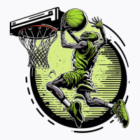 Alien Dunk Basketball Retro Style T-shirt | Artistshot