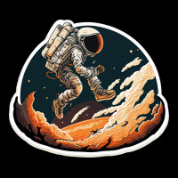 Astronaut Jump In Surreal Worlds Pocket T-shirt | Artistshot