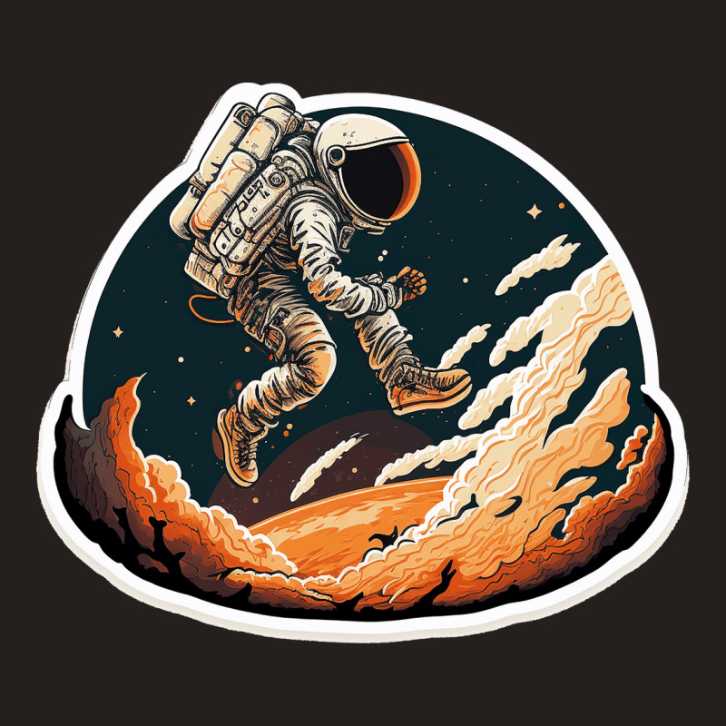 Astronaut Jump In Surreal Worlds Tank Top | Artistshot