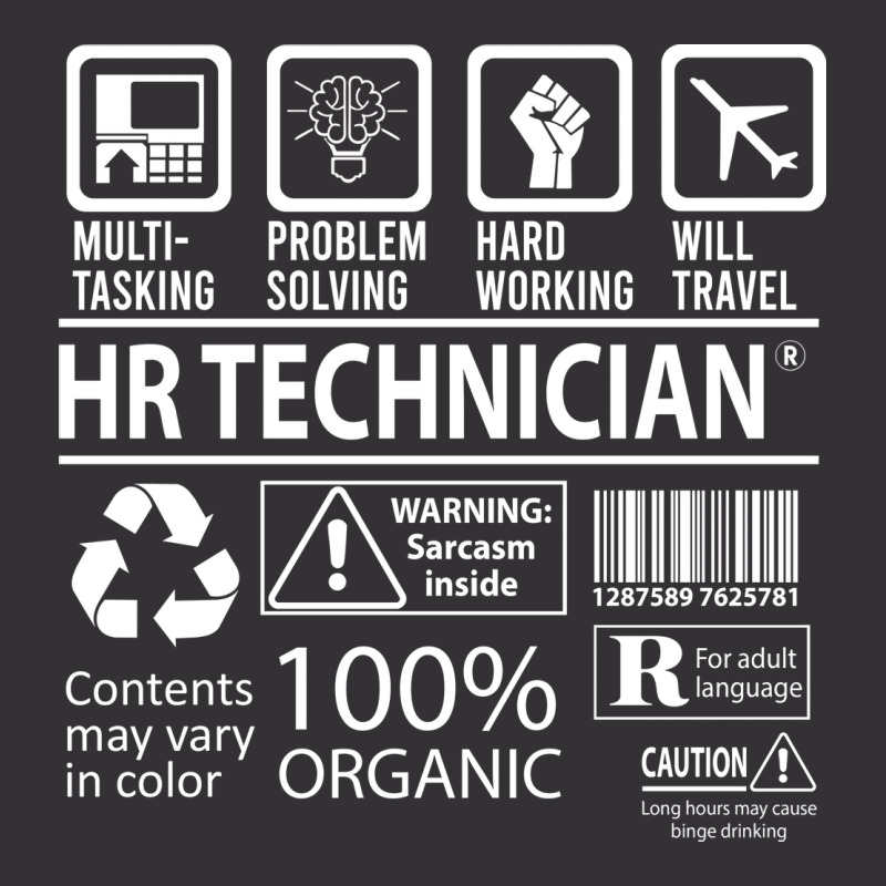 Hr Technician T  Multitasking Certified Job Gift I Vintage Hoodie | Artistshot