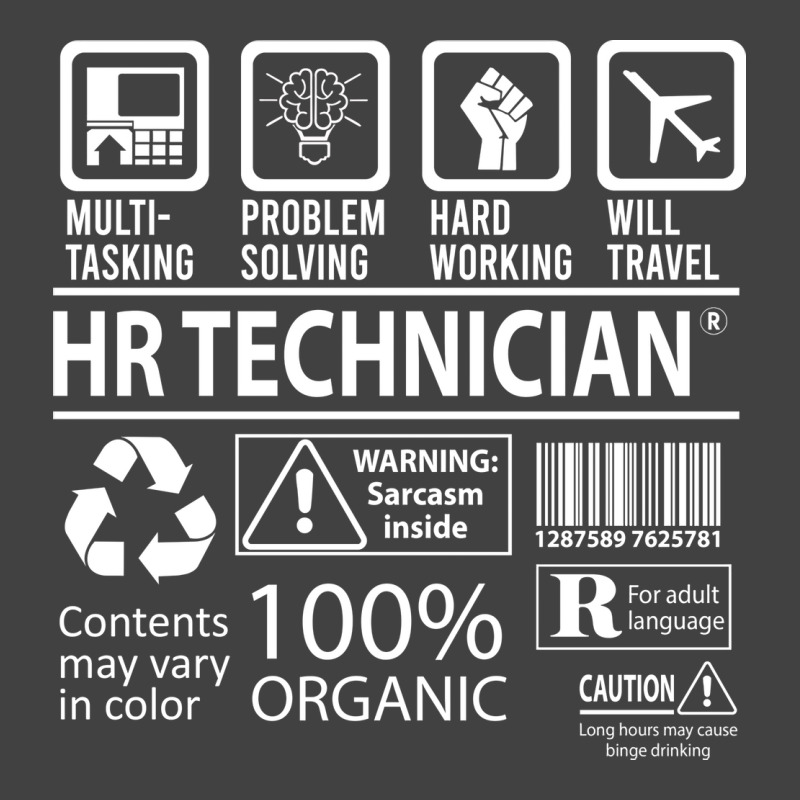 Hr Technician T  Multitasking Certified Job Gift I Vintage T-shirt | Artistshot