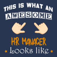 This Is What An Awesome Hr Manager Looks Like Hr M Ladies Denim Jacket | Artistshot