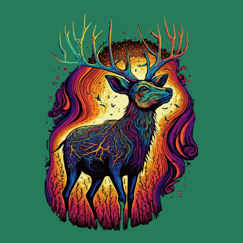 Deer Surrealistic Vibrant Color 80s T-shirt | Artistshot