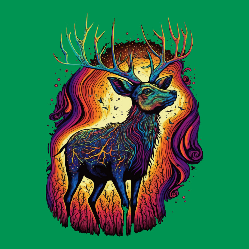 Deer Surrealistic Vibrant Color 80s Classic T-shirt | Artistshot