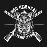 Hog Removal Technician Real Hog Hunter Red Flannel Shirt | Artistshot