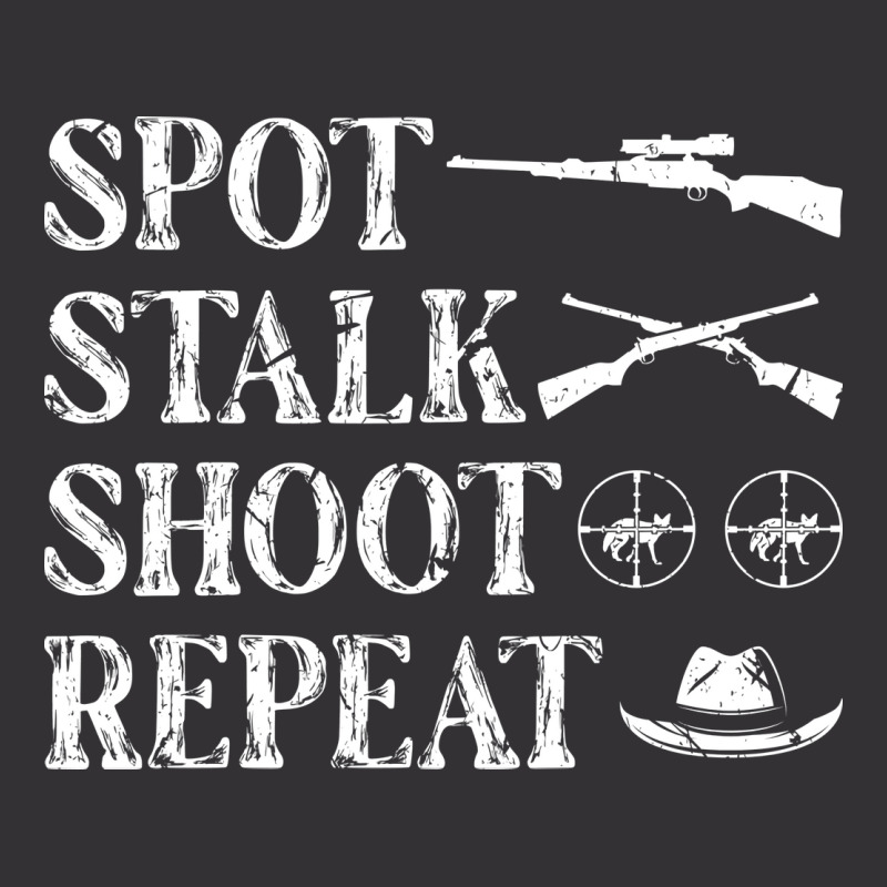 Spot Stalk Shoot Hunting Coyote Hunter Vintage Vintage Hoodie And Short Set | Artistshot