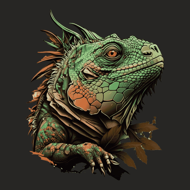 Iguana Master Angry Ladies Fitted T-Shirt by YaelWorkman180 | Artistshot