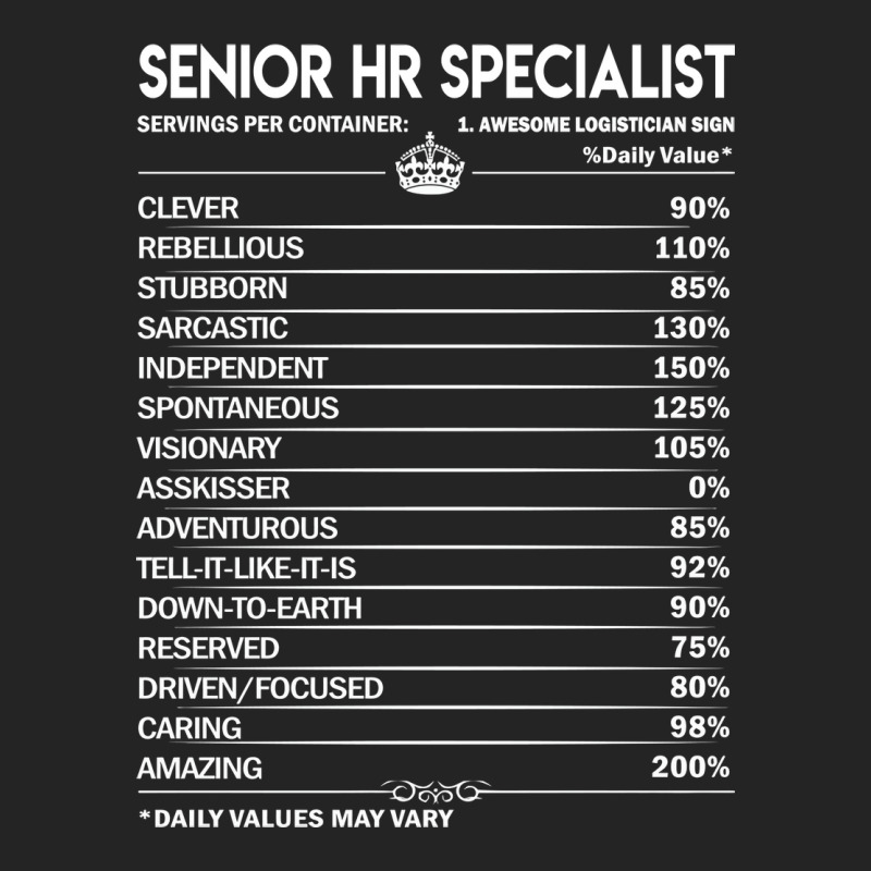 Senior Hr Specialist T  Senior Hr Specialist Facto 3/4 Sleeve Shirt | Artistshot