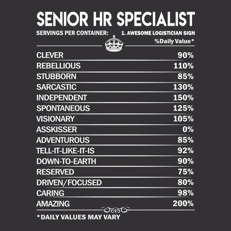 Senior Hr Specialist T  Senior Hr Specialist Facto Vintage Hoodie | Artistshot