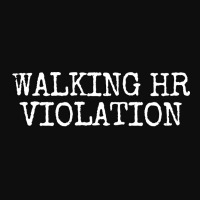 Walking Hr Violation Offensive Tumblr Crop Top | Artistshot