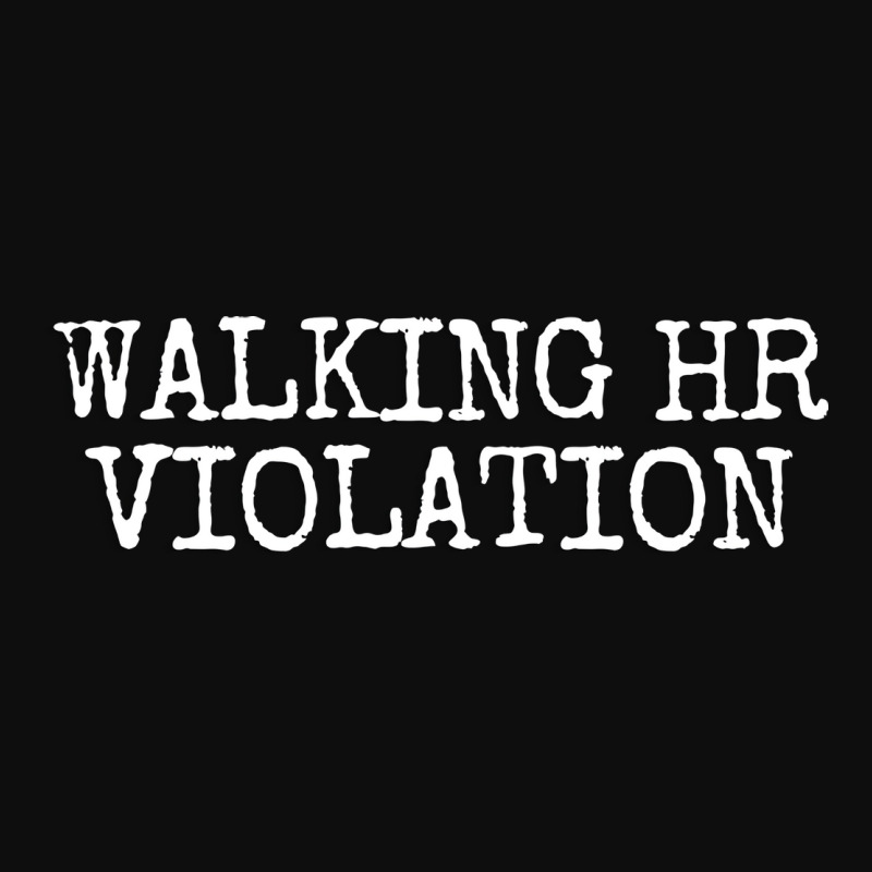 Walking Hr Violation Offensive Tumblr Crop Top by sappertelelor | Artistshot