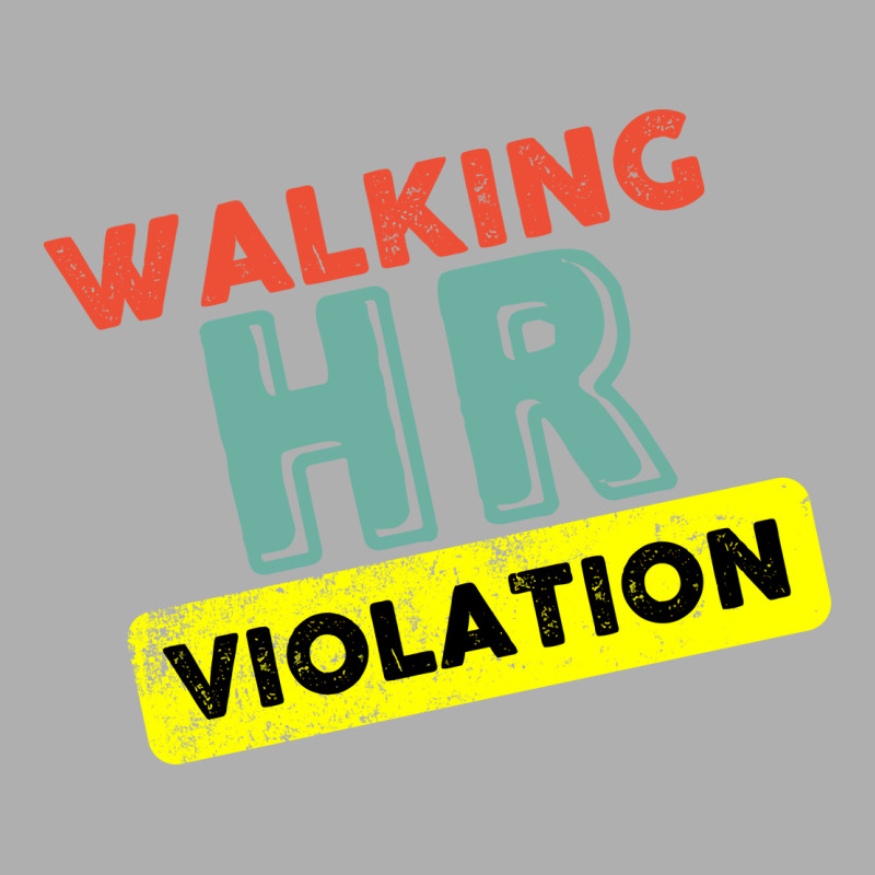 Walking Hr Violation Girl Ladies Fitted T-Shirt by swegueekokoq | Artistshot