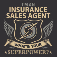 Insurance Sales Agent Superpower (1) Vintage Hoodie And Short Set | Artistshot