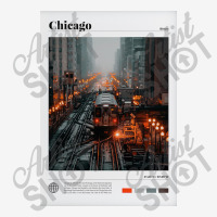 Chicago Night Scorecard Crop Tee | Artistshot