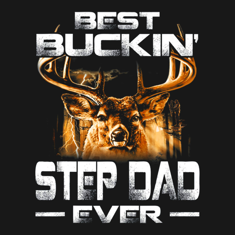 Best Buckin Step Dad Ever  Deer Hunting Bucking Fa Flannel Shirt | Artistshot