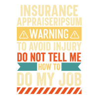 Insurance Appraiser Warning 80s (1) V-neck Tee | Artistshot