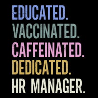 Hr Manager Retro Vaccination Design Adjustable Cap | Artistshot