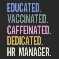 Hr Manager Retro Vaccination Design Printed Hat | Artistshot