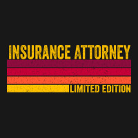 Insurance Attorney 80s Retro Vintage Limited Editi Flannel Shirt | Artistshot