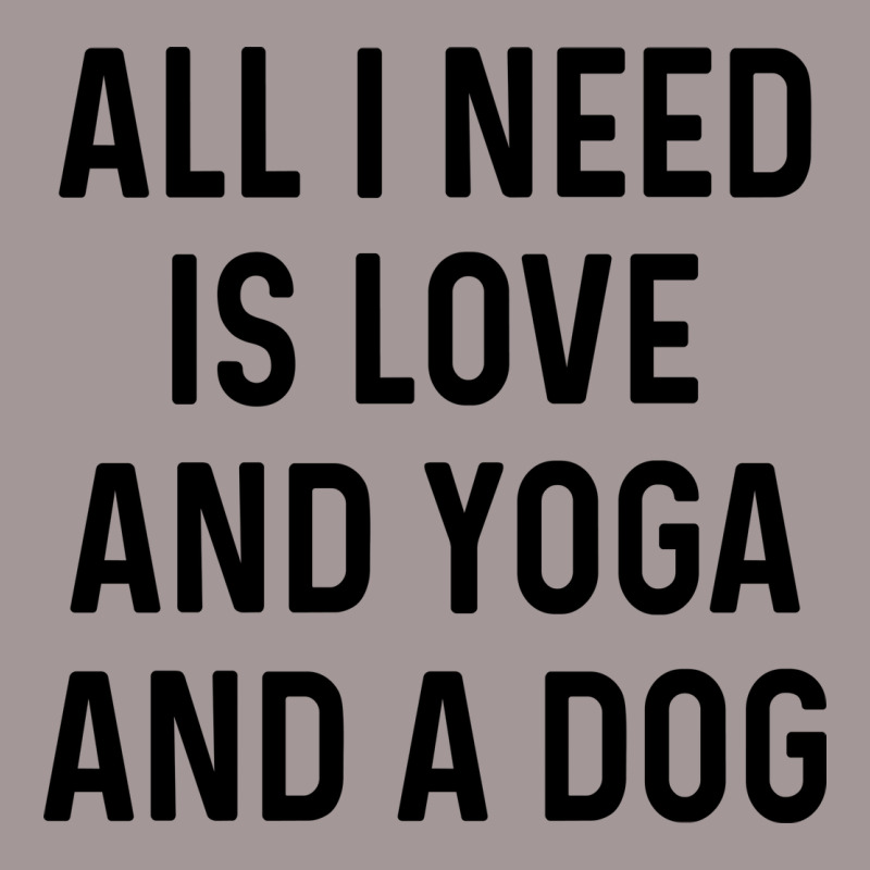 All I Need Is Love And Yoga And A Dog Yellow Vintage Short | Artistshot