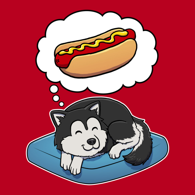 Alaskan Malamute Dreaming About Hotdogs Summer Classic T-shirt | Artistshot