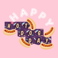 Happy Hot Dog Day Quote Graphic T-shirt | Artistshot