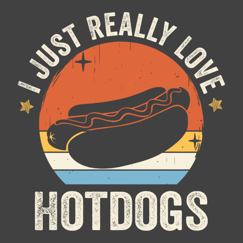 I Just Really Love Hotdogs 80s Retro Vintage Sunse Vintage T-shirt | Artistshot