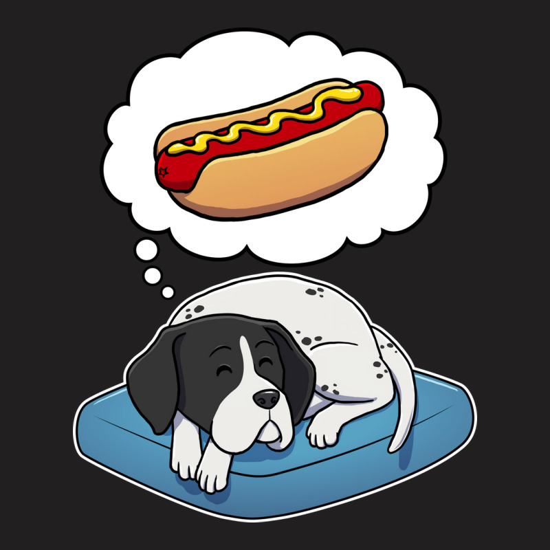 English Pointer Dreaming About Hotdogs Stars T-shirt | Artistshot