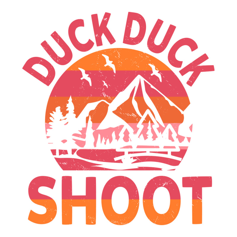 Duck Duck Shoot Hunter Hippie Sticker | Artistshot