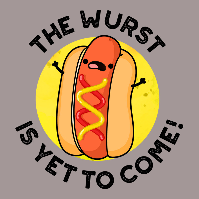 The Wurst Is Yet To Come Funny Hot Dog Pun Humor Vintage Short | Artistshot