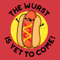 The Wurst Is Yet To Come Funny Hot Dog Pun Humor Men's Polo Shirt | Artistshot