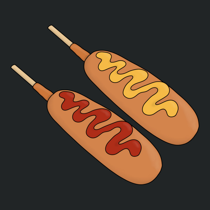 Ketchup And Mustard On Corn Dogs 70s Duffel Bag | Artistshot