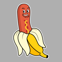 Peeled Banana Hot Dog Funny Summer Ladies Fitted T-shirt | Artistshot