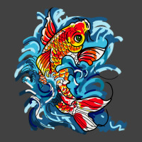 Koi Fish On A Waterfall Nature Vintage T-shirt | Artistshot