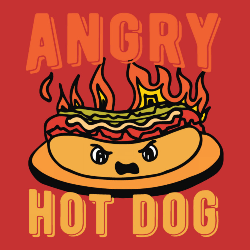 Angry Hot Dog Nature V-Neck Tee by srojlhuango | Artistshot