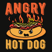 Angry Hot Dog Nature Scorecard Crop Tee | Artistshot