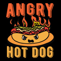 Angry Hot Dog Nature Cropped Sweater | Artistshot