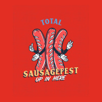 Total Sausagefest Blue Graphic T-shirt | Artistshot