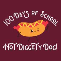 Funny Hot Dog 100 Days Of School Hot Diggety Dog Q Classic T-shirt | Artistshot