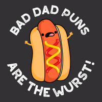 Bad Dad Puns Are The Wurst Cute Sausage Pun Aesthe Vintage Hoodie And Short Set | Artistshot