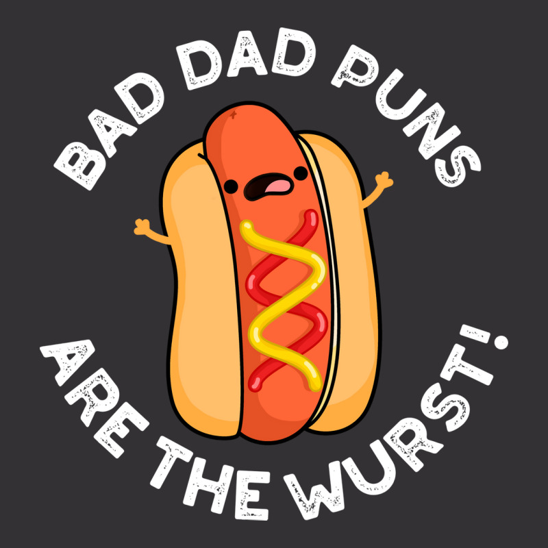 Bad Dad Puns Are The Wurst Cute Sausage Pun Aesthe Vintage Hoodie And Short Set | Artistshot