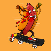 Hotdog Skater Funny Skating Bratwurst Nature Zipper Hoodie | Artistshot