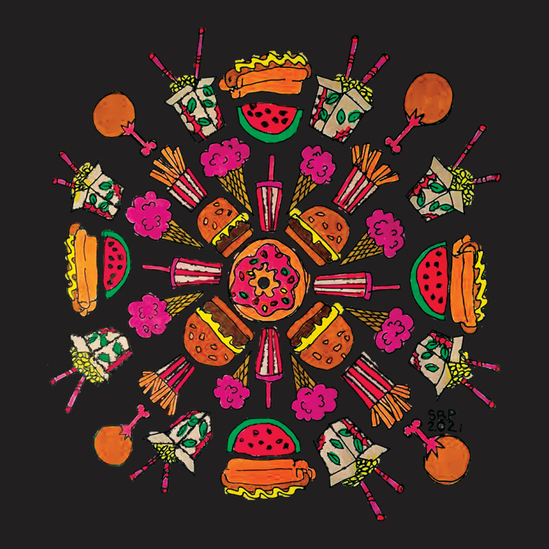 Food Mandala Humor T-shirt | Artistshot